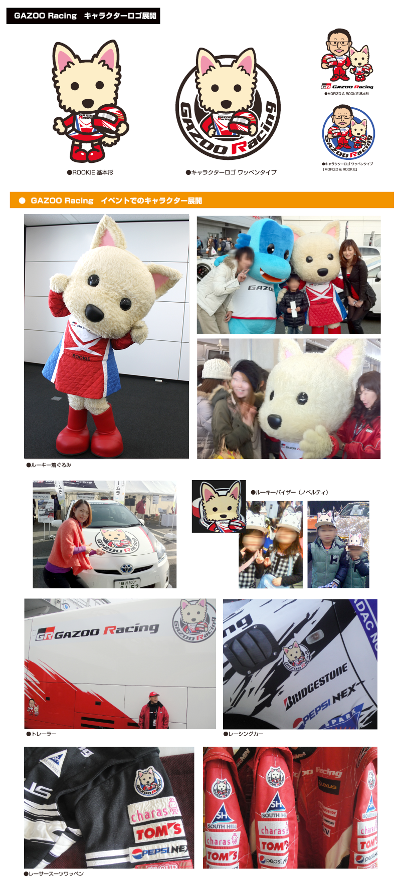 GAZOO Racingキャラクター「ルーキー」